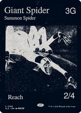 Giant Spider (0196) |  (196) [Secret Lair x MSCHF: The Zeta Set]