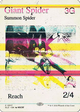 Giant Spider (0317) |  (196) [Secret Lair x MSCHF: The Zeta Set]