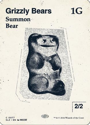 Grizzly Bears (0077) |  (077) [Secret Lair x MSCHF: The Zeta Set]