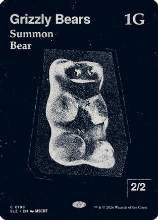 Grizzly Bears (0198) |  (198) [Secret Lair x MSCHF: The Zeta Set]