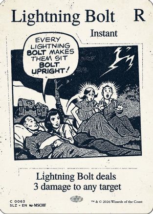 Lightning Bolt (0063) |  (063) [Secret Lair x MSCHF: The Zeta Set]