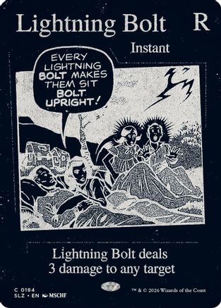 Lightning Bolt (0184) |  (184) [Secret Lair x MSCHF: The Zeta Set]