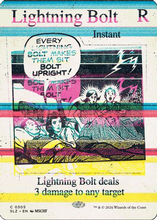Lightning Bolt (0305) |  (305) [Secret Lair x MSCHF: The Zeta Set]