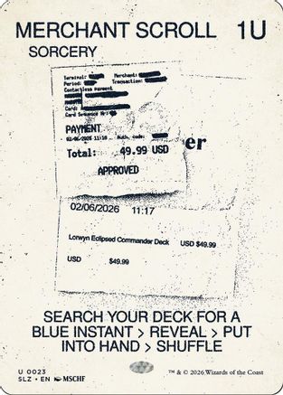 Merchant Scroll (0023) |  (023) [Secret Lair x MSCHF: The Zeta Set]