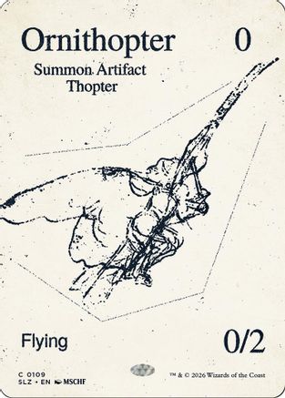 Ornithopter (0109) |  (109) [Secret Lair x MSCHF: The Zeta Set]