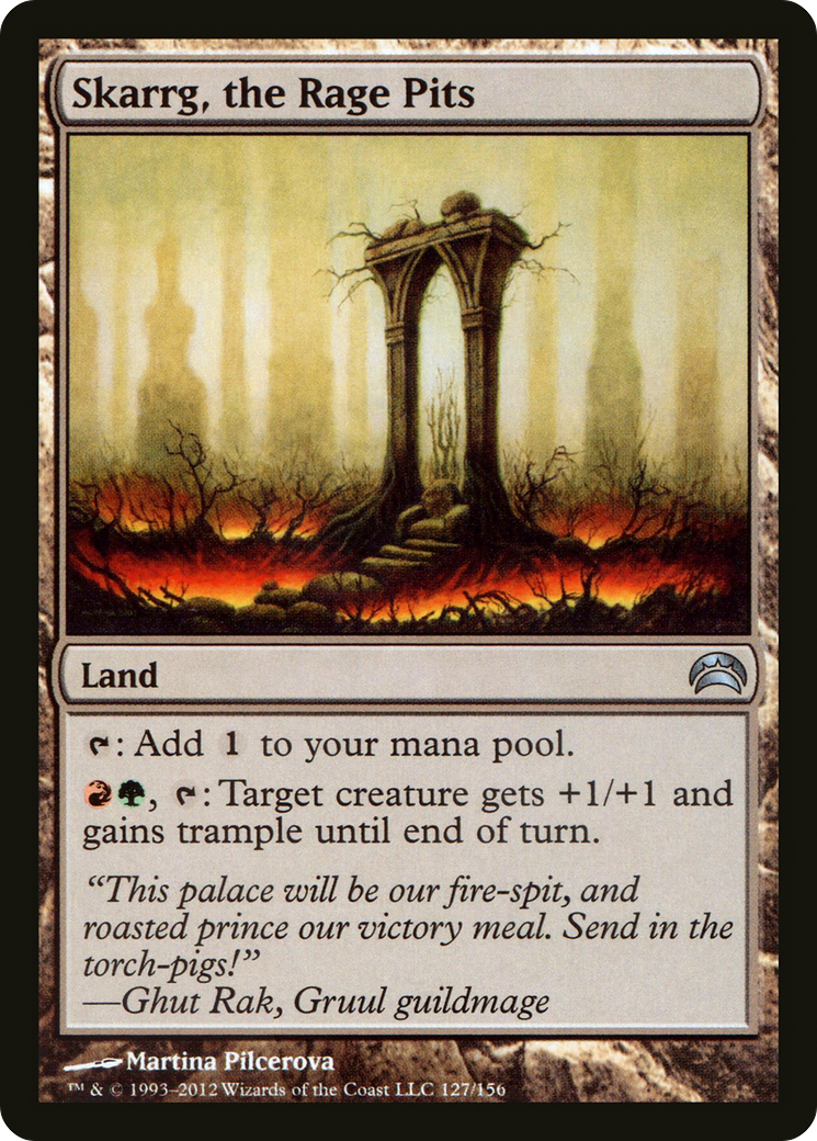 Skarrg, the Rage Pits (127) [Planechase 2012]  Foil