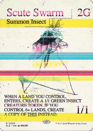 Scute Swarm (0326) |  (326) [Secret Lair x MSCHF: The Zeta Set]