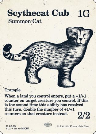 Scythecat Cub (0085) |  (085) [Secret Lair x MSCHF: The Zeta Set]