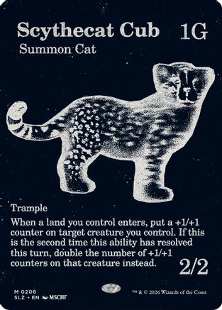 Scythecat Cub (0206) |  (206) [Secret Lair x MSCHF: The Zeta Set]