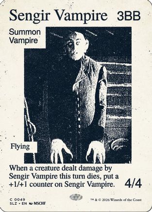 Sengir Vampire (0049) |  (049) [Secret Lair x MSCHF: The Zeta Set]