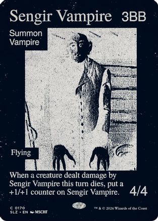 Sengir Vampire (0170) |  (170) [Secret Lair x MSCHF: The Zeta Set]