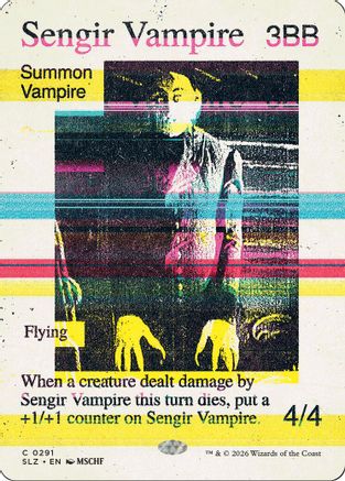 Sengir Vampire (0291) |  (291) [Secret Lair x MSCHF: The Zeta Set]