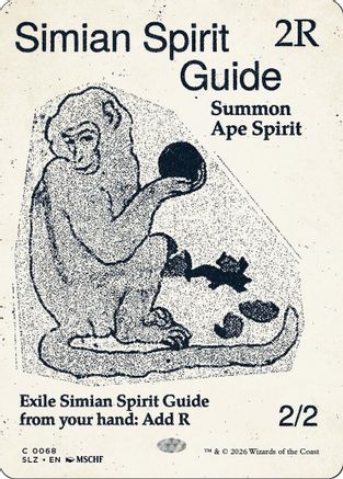 Simian Spirit Guide (0068) |  (068) [Secret Lair x MSCHF: The Zeta Set]