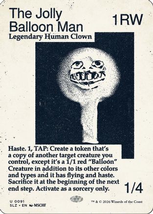 The Jolly Balloon Man (0091) |  (091) [Secret Lair x MSCHF: The Zeta Set]
