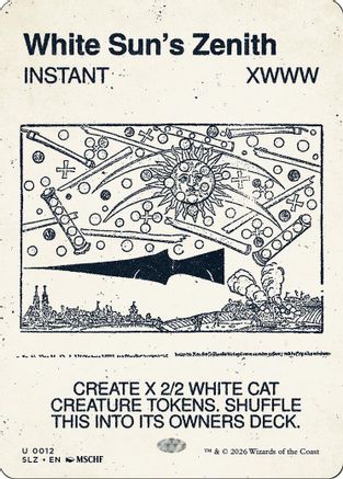 White Sun's Zenith (0012) |  (012) [Secret Lair x MSCHF: The Zeta Set]