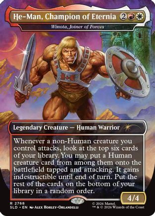 He-Man, Champion of Eternia - Winota, Joiner of Forces |  (2768) [Secret Lair Drop Series]
