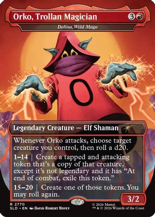 Orko, Trollan Magician - Delina, Wild Mage |  (2770) [Secret Lair Drop Series]