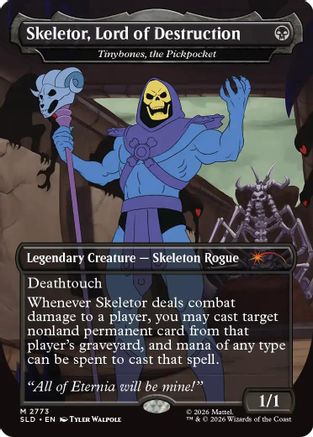 Skeletor, Lord of Destruction - Tinybones, the Pickpocket |  Foil (2773) [Secret Lair Drop Series]