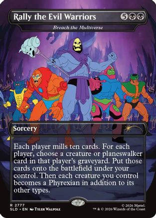 Rally the Evil Warriors - Breach the Multiverse |  (2777) [Secret Lair Drop Series]
