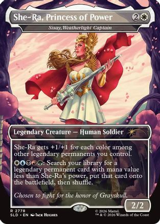 She-Ra, Princess of Power - Sisay, Weatherlight Captain |  (2778) [Secret Lair Drop Series]