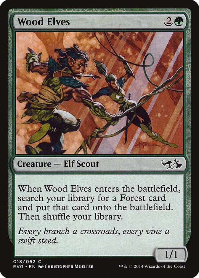 Wood Elves 18/62 (Duel Decks: Anthology) 