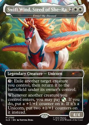 Swift Wind, Steed of She-Ra - Emiel the Blessed |  Foil (2780) [Secret Lair Drop Series]