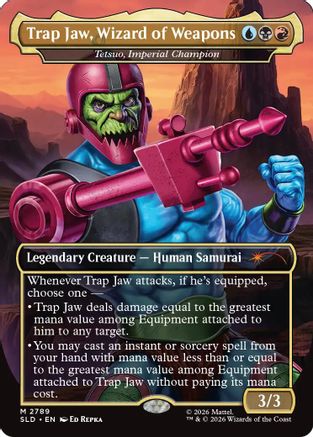 Trap Jaw, Wizard of Weapons - Tetsuo, Imperial Champion |  Foil (2789) [Secret Lair Drop Series]