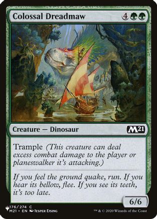 Colossal Dreadmaw (M21) |  (176) [The List Reprints]
