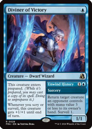 Diviner of Victory |  Foil (028) [Reality Fracture]