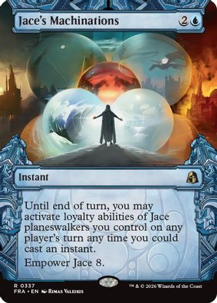 Jace's Machinations (Showcase) |  Foil (337) [Reality Fracture]