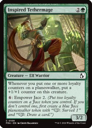 Inspired Tethermage |  Foil (109) [Reality Fracture]