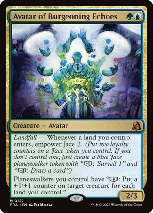 Avatar of Burgeoning Echoes |  Foil (122) [Reality Fracture]