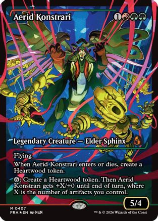 Aerid Konstrari (Showcase) (0407) |  Foil (407) [Reality Fracture]