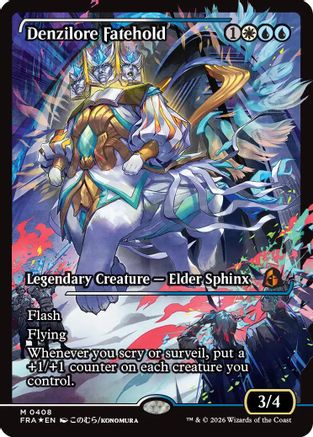 Denzilore Fatehold (Showcase) (0408) |  Foil (408) [Reality Fracture]