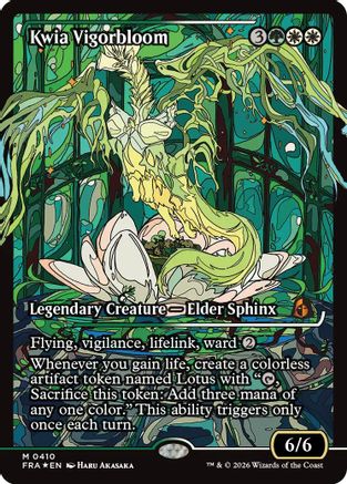 Kwia Vigorbloom (Showcase) (0410) |  Foil (410) [Reality Fracture]