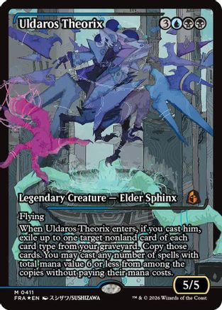 Uldaros Theorix (Showcase) (0411) |  Foil (411) [Reality Fracture]