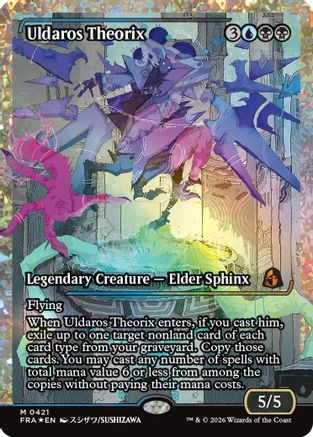 Uldaros Theorix (Showcase) (Fracture Foil) (0421) |  Foil (421) [Reality Fracture]