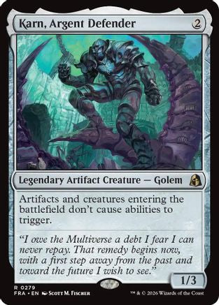 Karn, Argent Defender |  (279) [Reality Fracture]