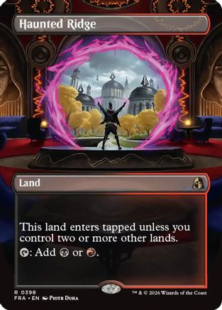 Haunted Ridge (Borderless) |  Foil (398) [Reality Fracture]