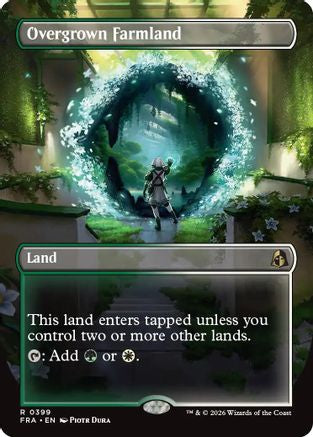 Overgrown Farmland (Borderless) |  Foil (399) [Reality Fracture]