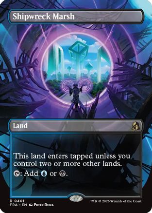 Shipwreck Marsh (Borderless) |  Foil (401) [Reality Fracture]