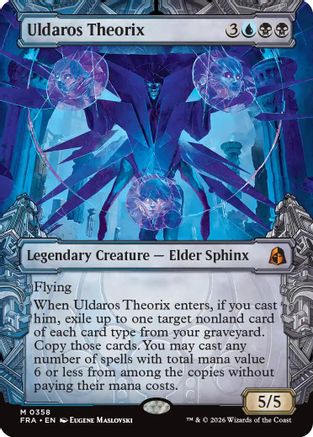 Uldaros Theorix (Showcase) (0358) |  Foil (358) [Reality Fracture]