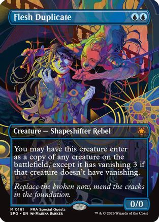 Flesh Duplicate (Borderless) |  (161) [Special Guests]
