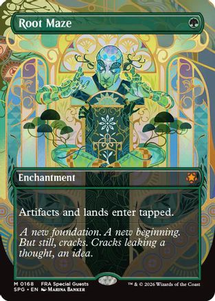 Root Maze (Borderless) |  Foil (168) [Special Guests]