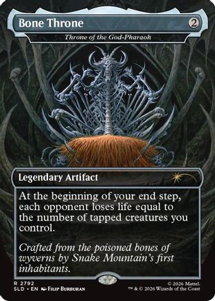 Bone Throne - Throne of the God-Pharaoh |  (2792) [Secret Lair Drop Series]