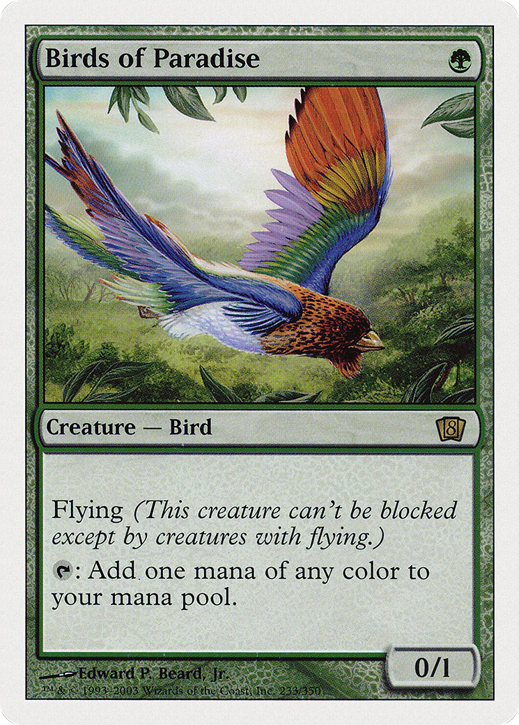 Birds of Paradise [Eighth Edition] Foil
