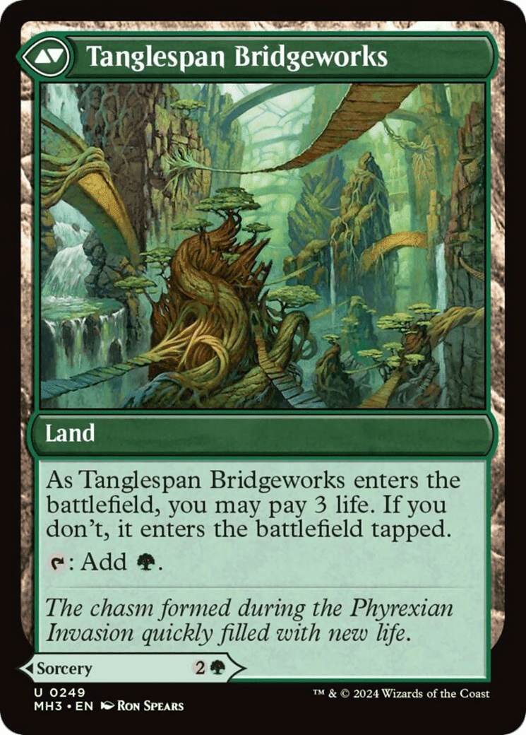 Bridgeworks Battle // Tanglespan Bridgeworks [Modern Horizons 3] Foil