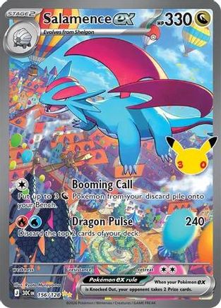 Salamence ex 156/128 - ME 30th Celebration Holofoil