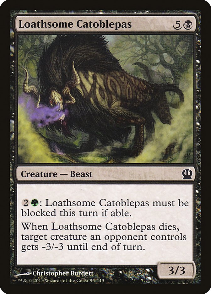 Loathsome Catoblepas 95/249 (Theros)  - Foil