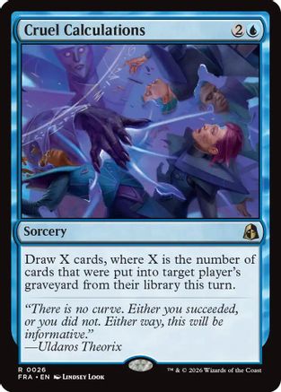 Cruel Calculations |  Foil (026) [Reality Fracture]